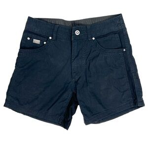 Kuhl Revolvr Shorts Mens 30 Faded Black Hiking Outdoors Stretch Camping Cotton